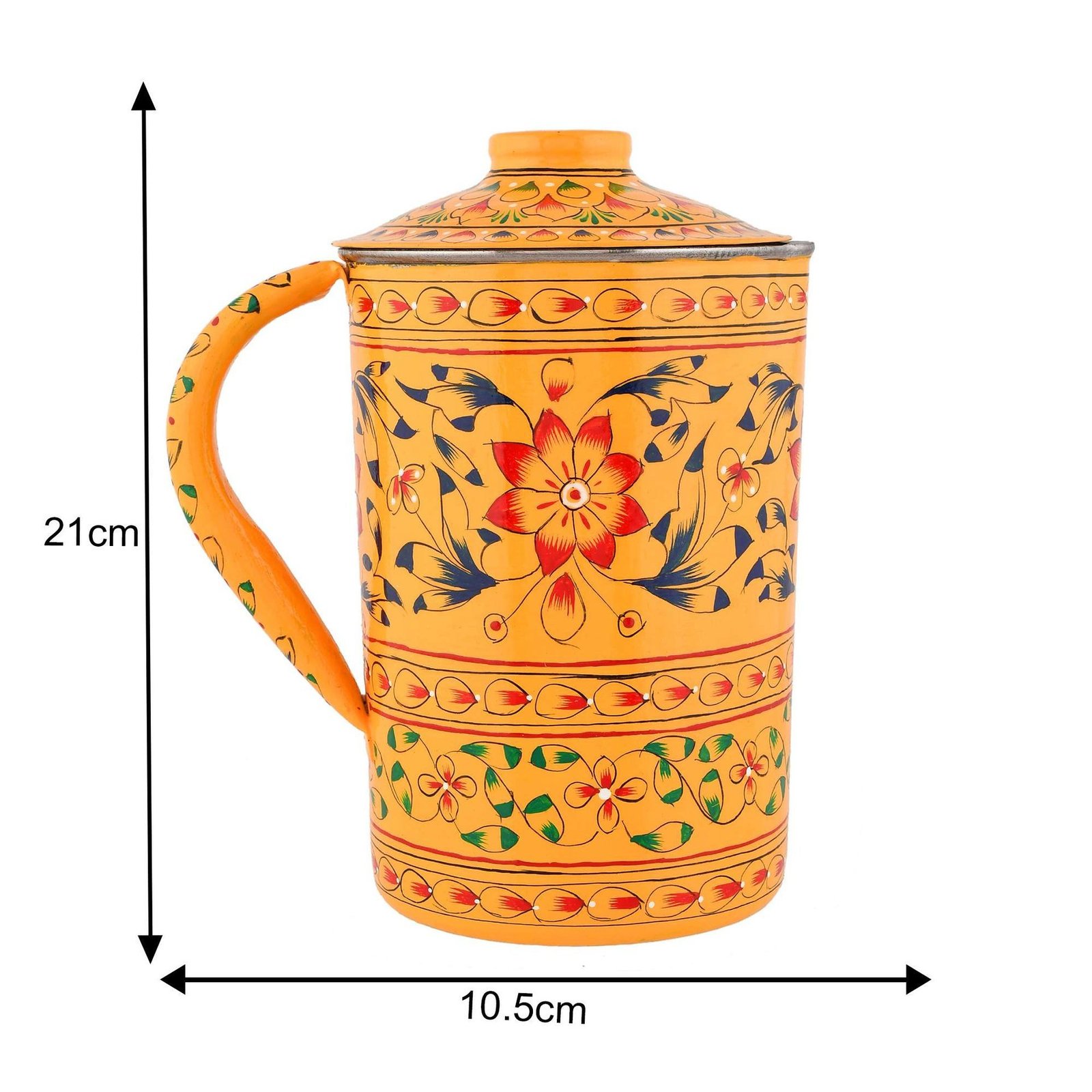 Aluminium Jug – 21 cm for kitchen décor ,Table Top , And Home Decoration