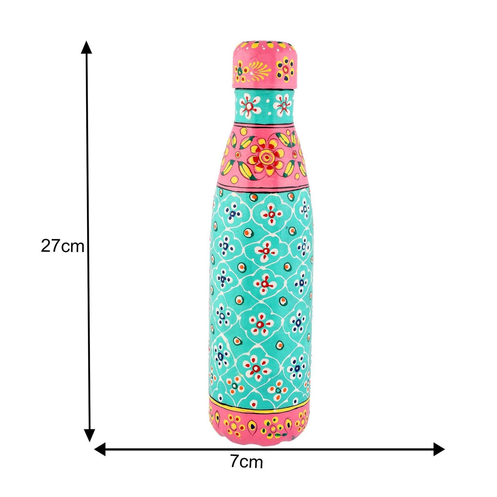 Premium Aluminium Water Bottle 27×7 – Leakproof Reusable Flask for Hydration On-The-Go