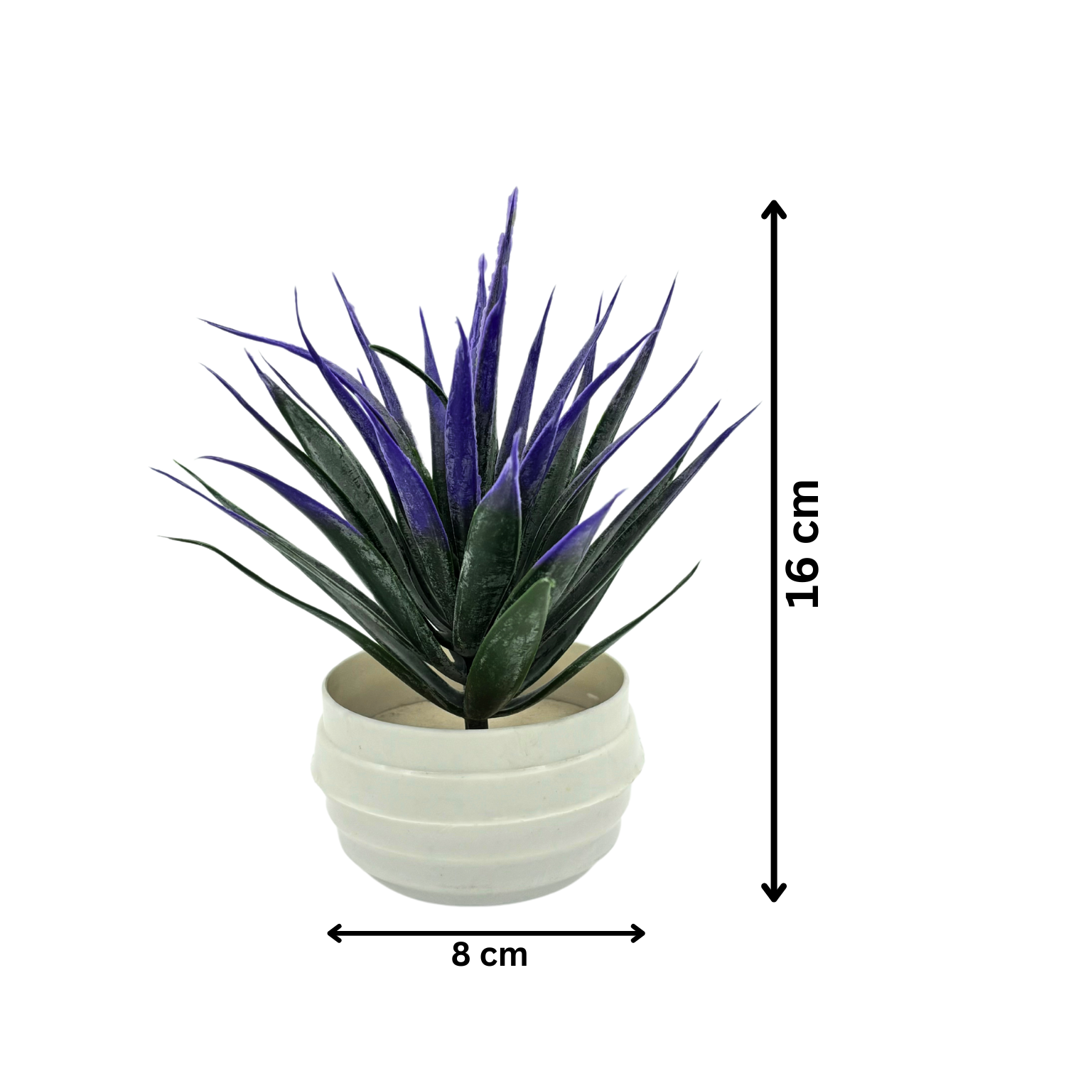 Artificial Fake Grass Outdoor Faux Grasses Plastic Plants Greenery UV Resistant for Outside Home Center Livingroom Table Shelf Entrance Office (Pack Of 4) (RV-AP14)