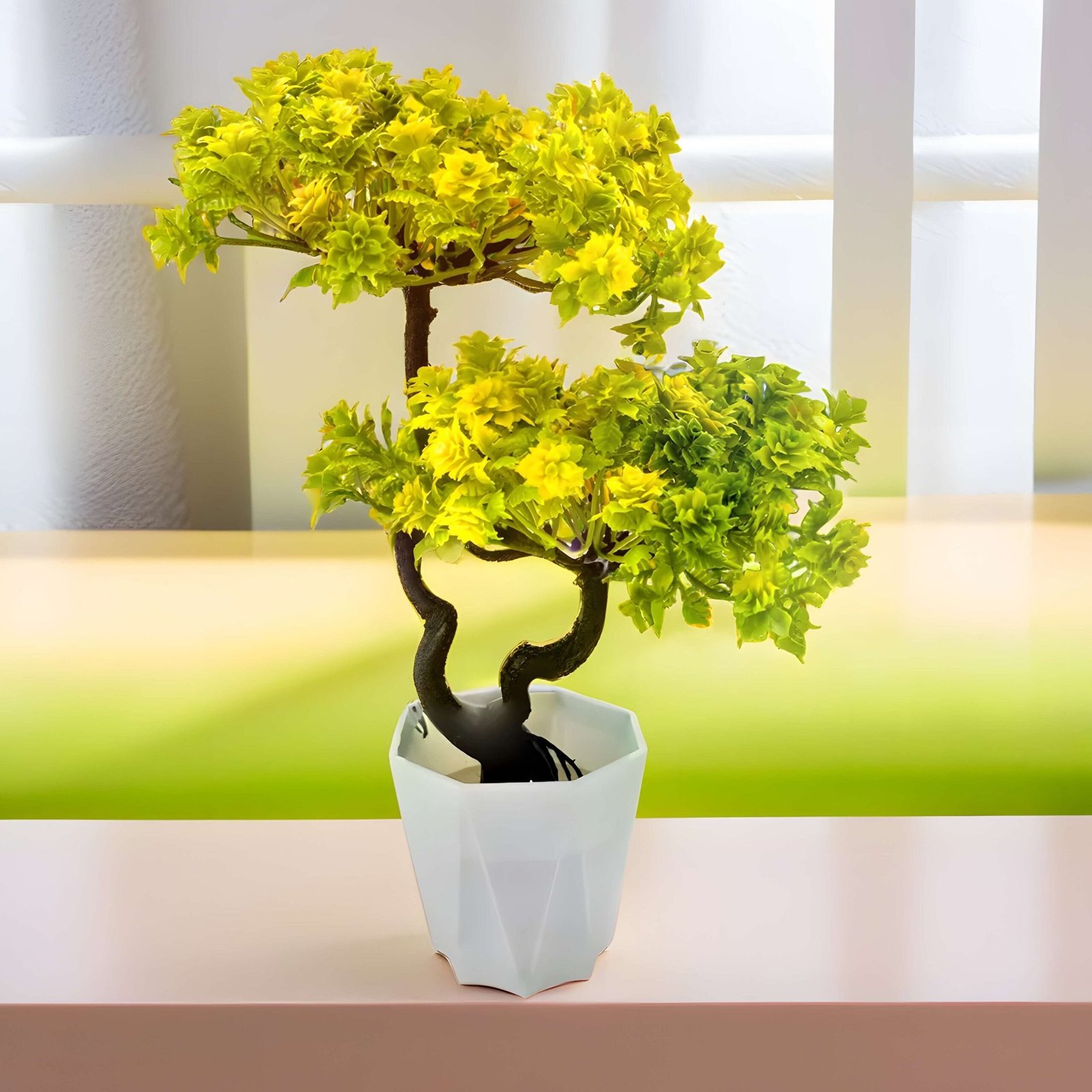 Artificial Plants for Home Decorarion Tree with Pot for Home Center Livingroom Table Shelf Entrance Office  Decorative Potted Plants (RV-AP8)