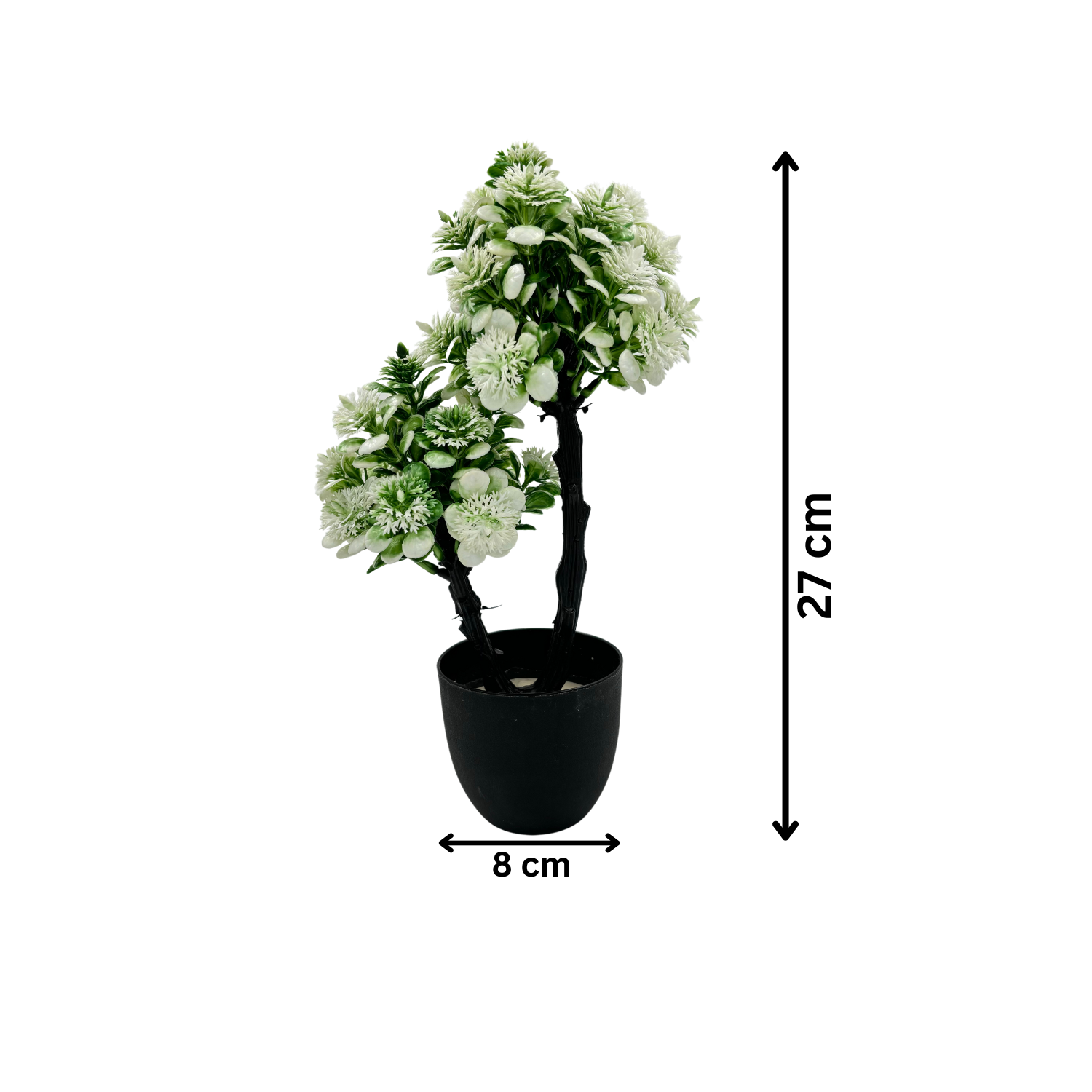 Artificial Plants for Home Decorarion Tree with Pot for Home Center Livingroom Table Shelf Entrance Office (Pack Of 2) (RV-AP3)