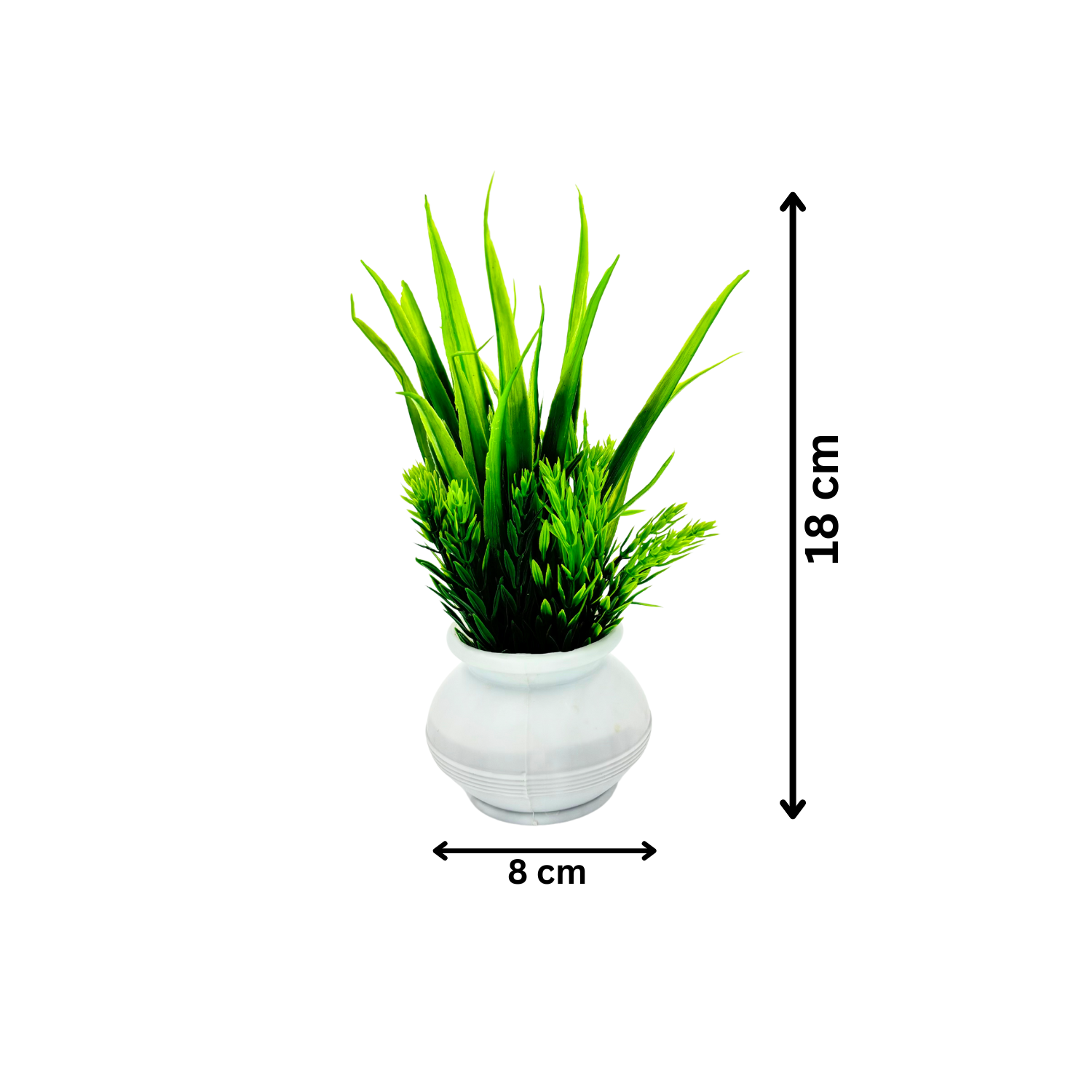 Artificial Plants with Pot Showcase Decoration Plants Flowers | Fake Plant | Artificial Plants for Home Decor Office Gifting Plants Decorative Potted Plants (RV-AP15)