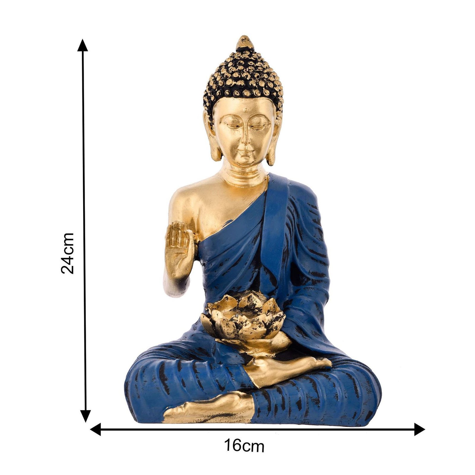 Beautiful Sitting Buddha Idol Statue