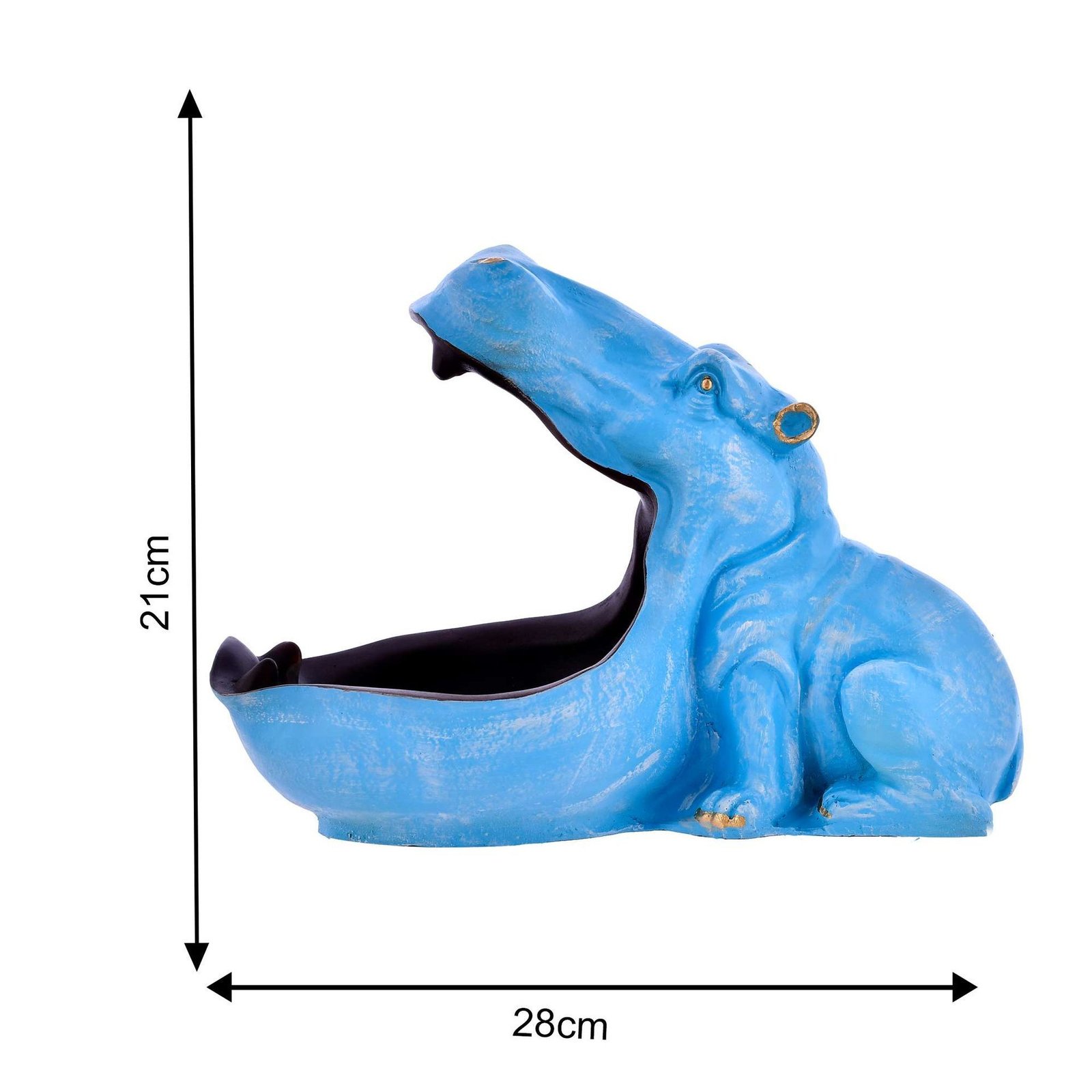 Big Mouth Hippopotamus Showpiece