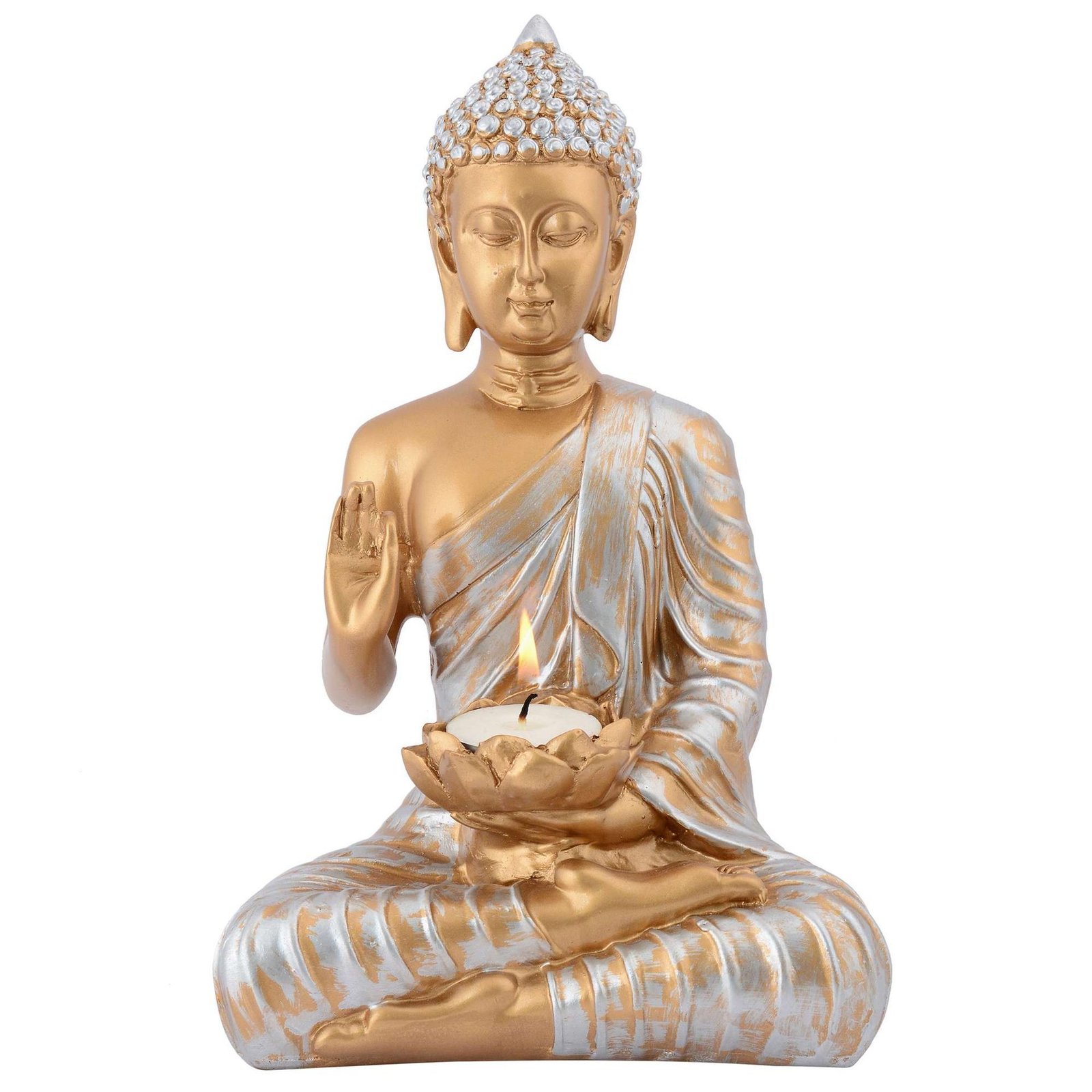 Buddha Idol Statue Showpiece Gift Gifting Item Polystone Home Decor Decoration