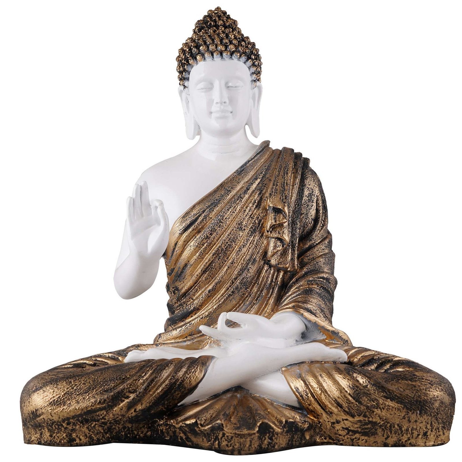 Buddha Idol Statue Showpiece Gift Gifting Item Polystone Home Decor Decoration
