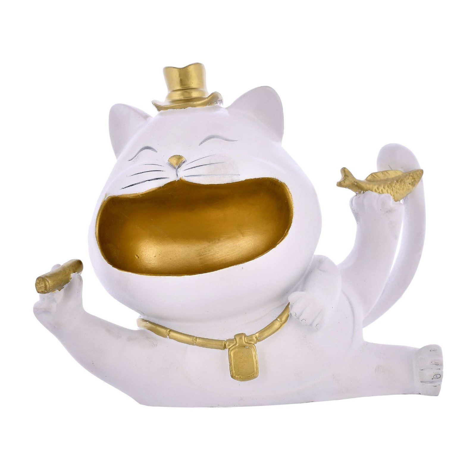 Cat with Hat Statue view 4