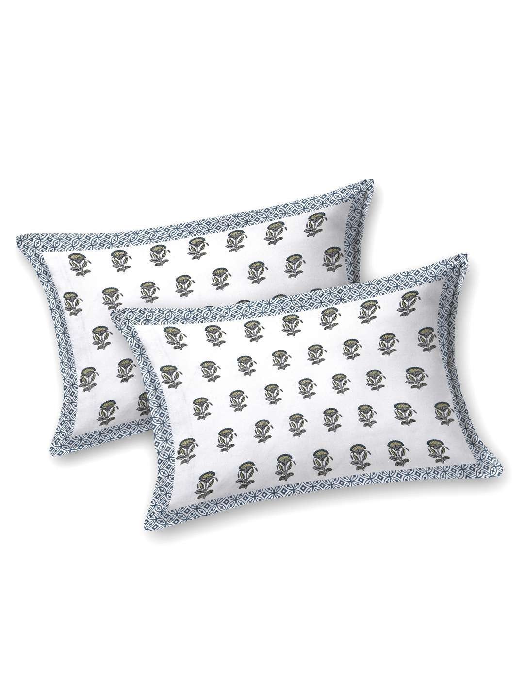 100% Pure Cotton Traditional  Printed Bedsheet for Double Bed King Size Bedsheet with 2 Pillow Covers