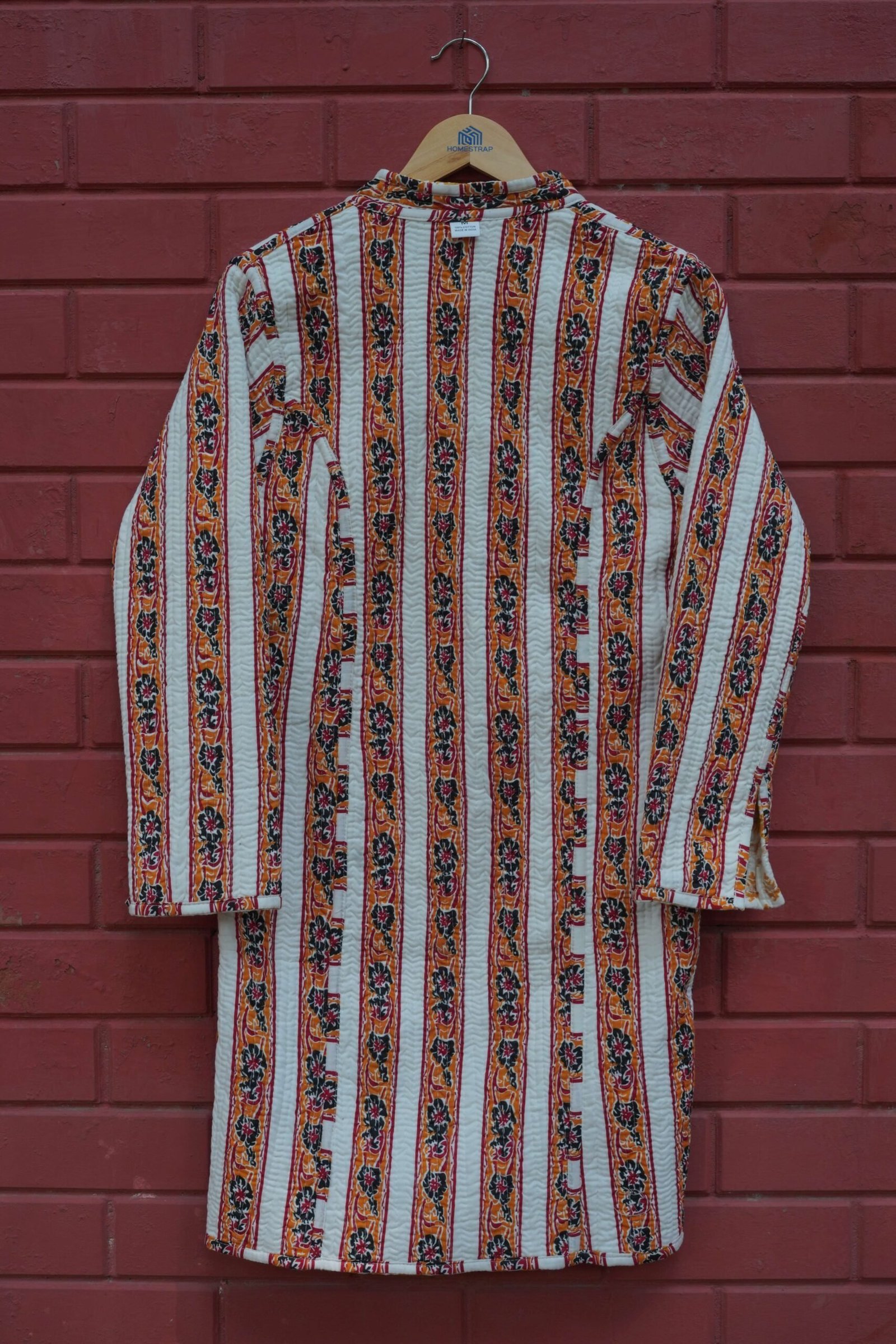 Womens Multti Color Velvet Embroidered Jacket with Floral Design view 6