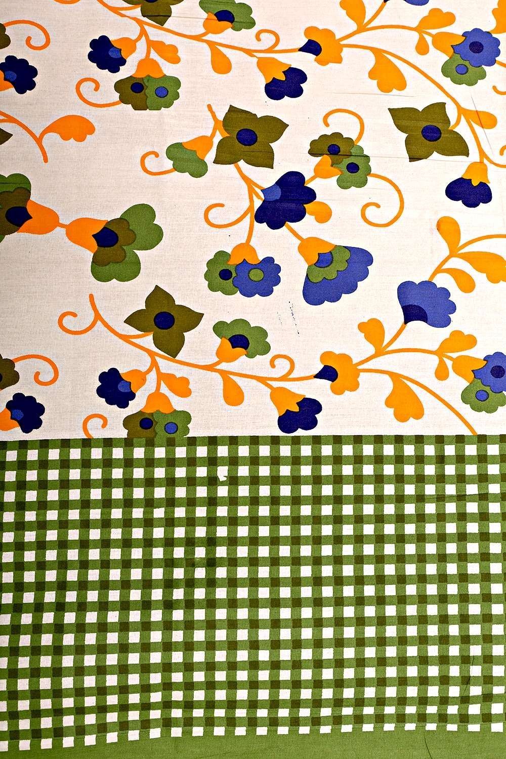Jaipuri Cotton Printed Double Bedsheet With Two Pillow Covers