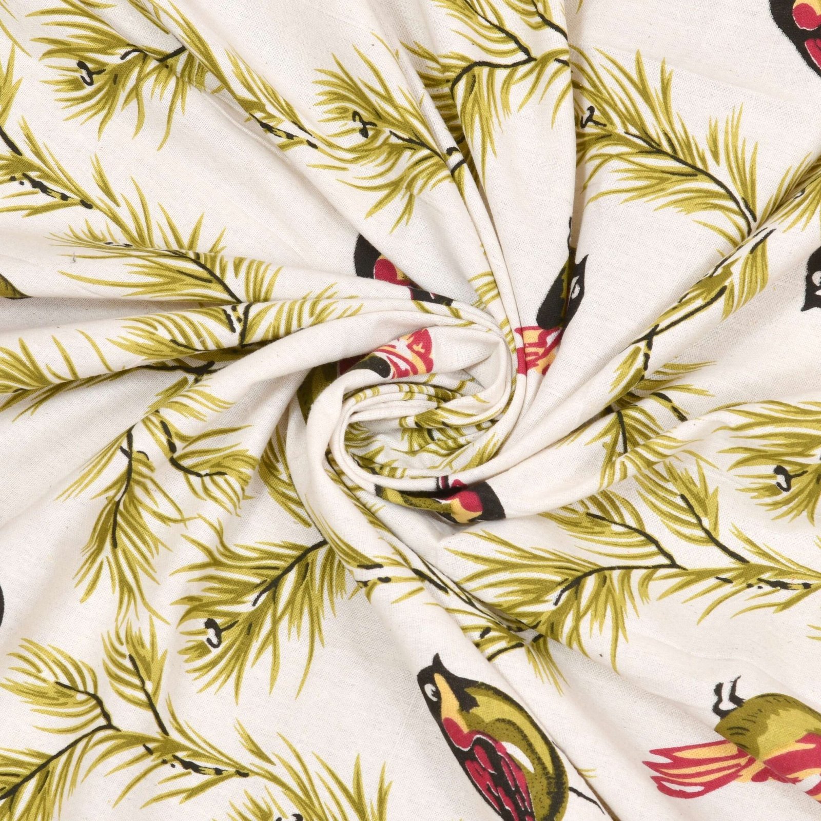 Jaipuri Cotton Printed Double Bedsheet With Two Pillow Covers