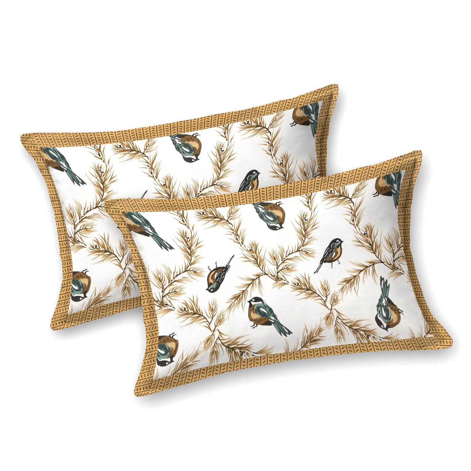 Jaipuri Cotton Printed Double Bedsheet With Two Pillow Covers