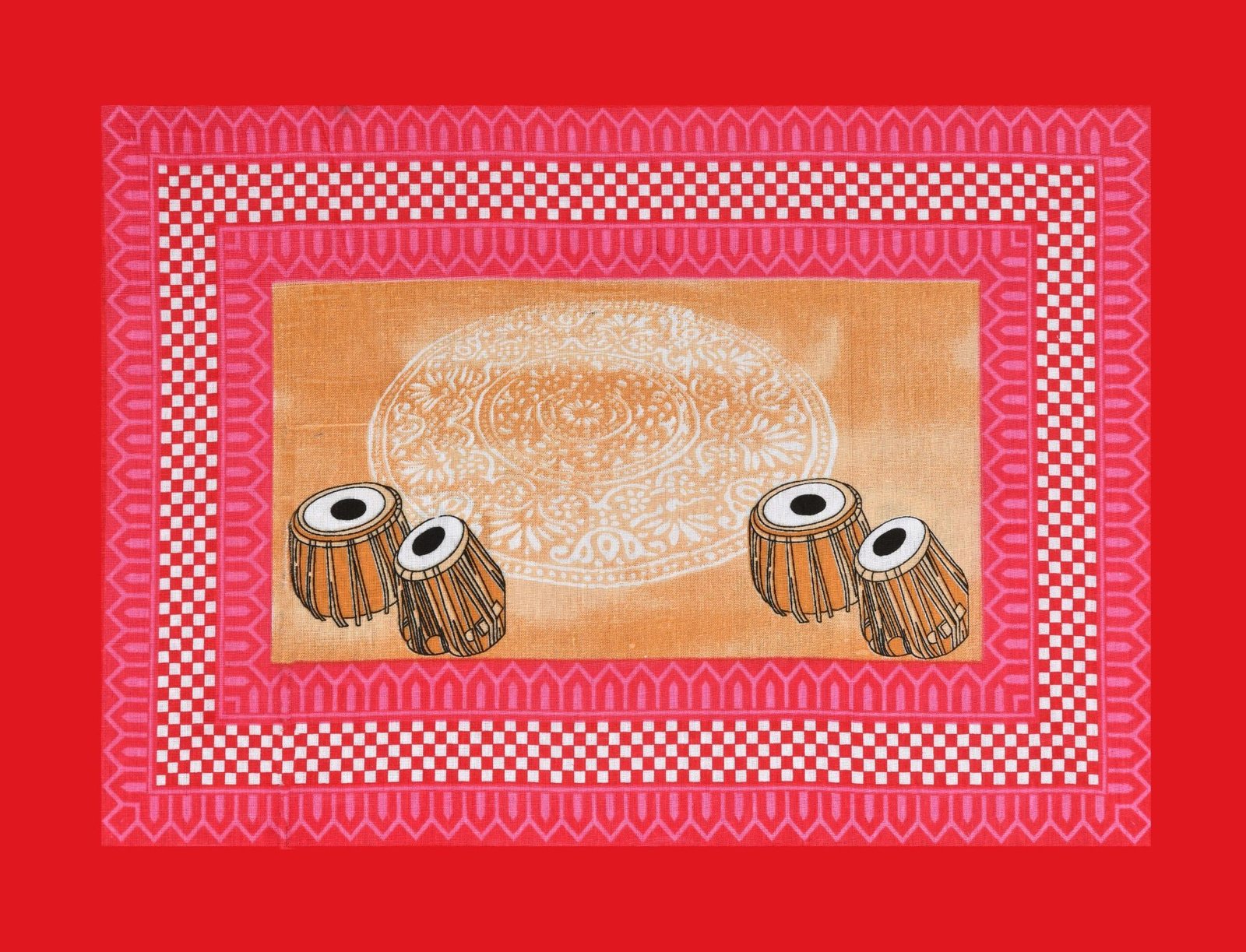 Rajasthani Jaipuri-Stylish Cotton Queen Size Printed Bedsheet with two pillow covers.