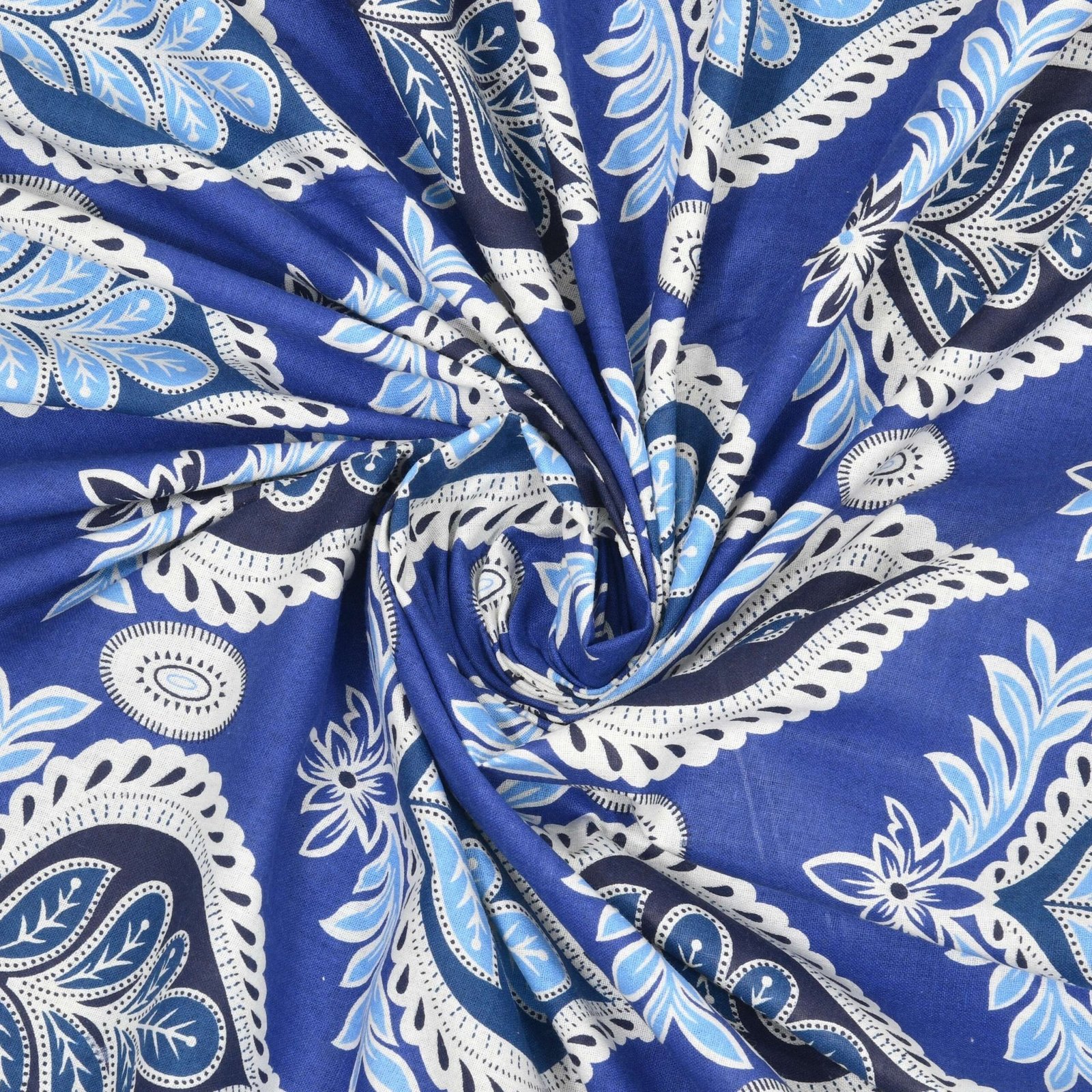 Rajasthani Traditionally Printed Cotton Doublebed Bedsheet With Pack of 2 Pillow Covers