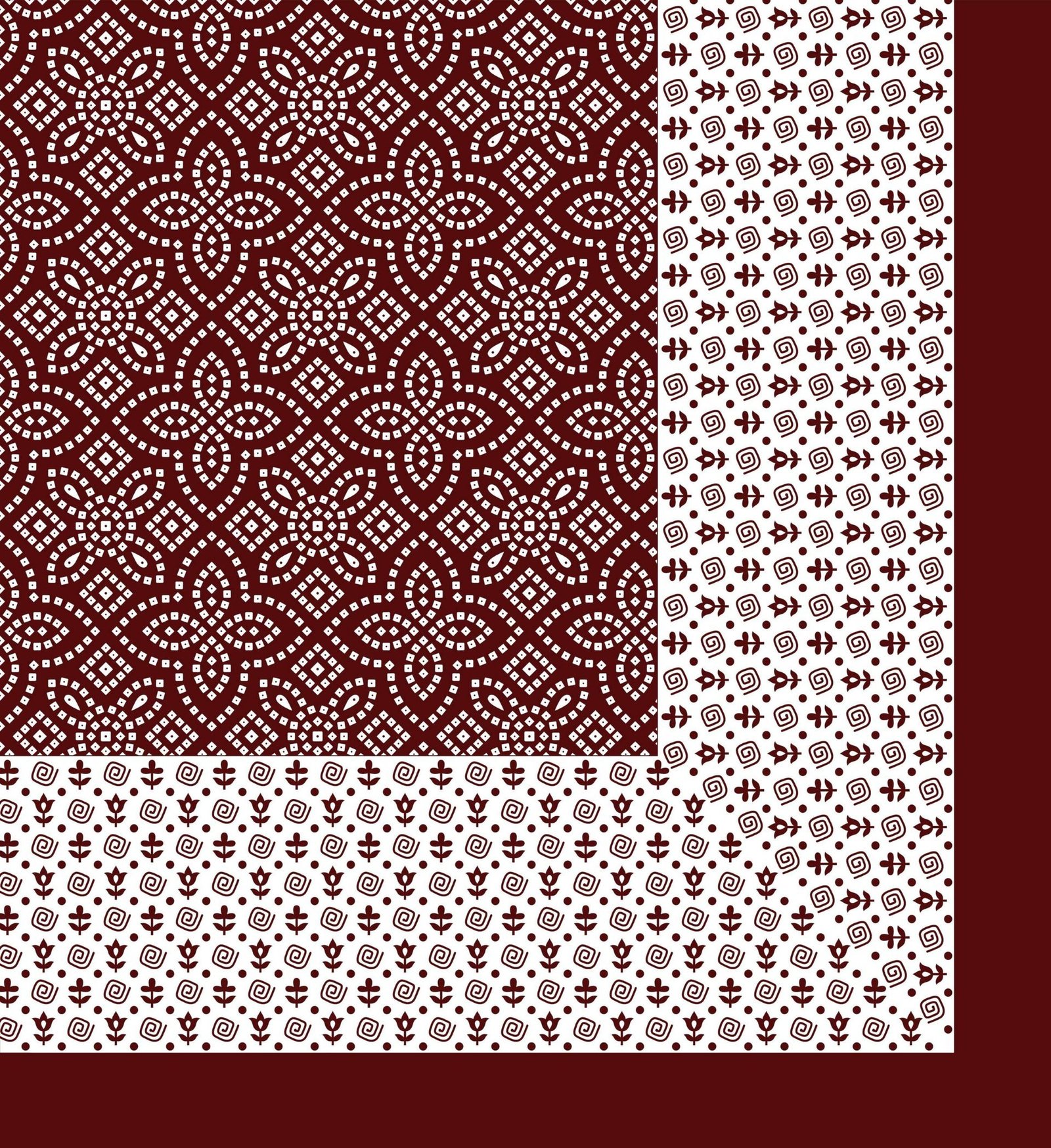 Rajasthani Traditionally Printed Cotton Doublebed Bedsheet With Pack of 2 Pillow Covers