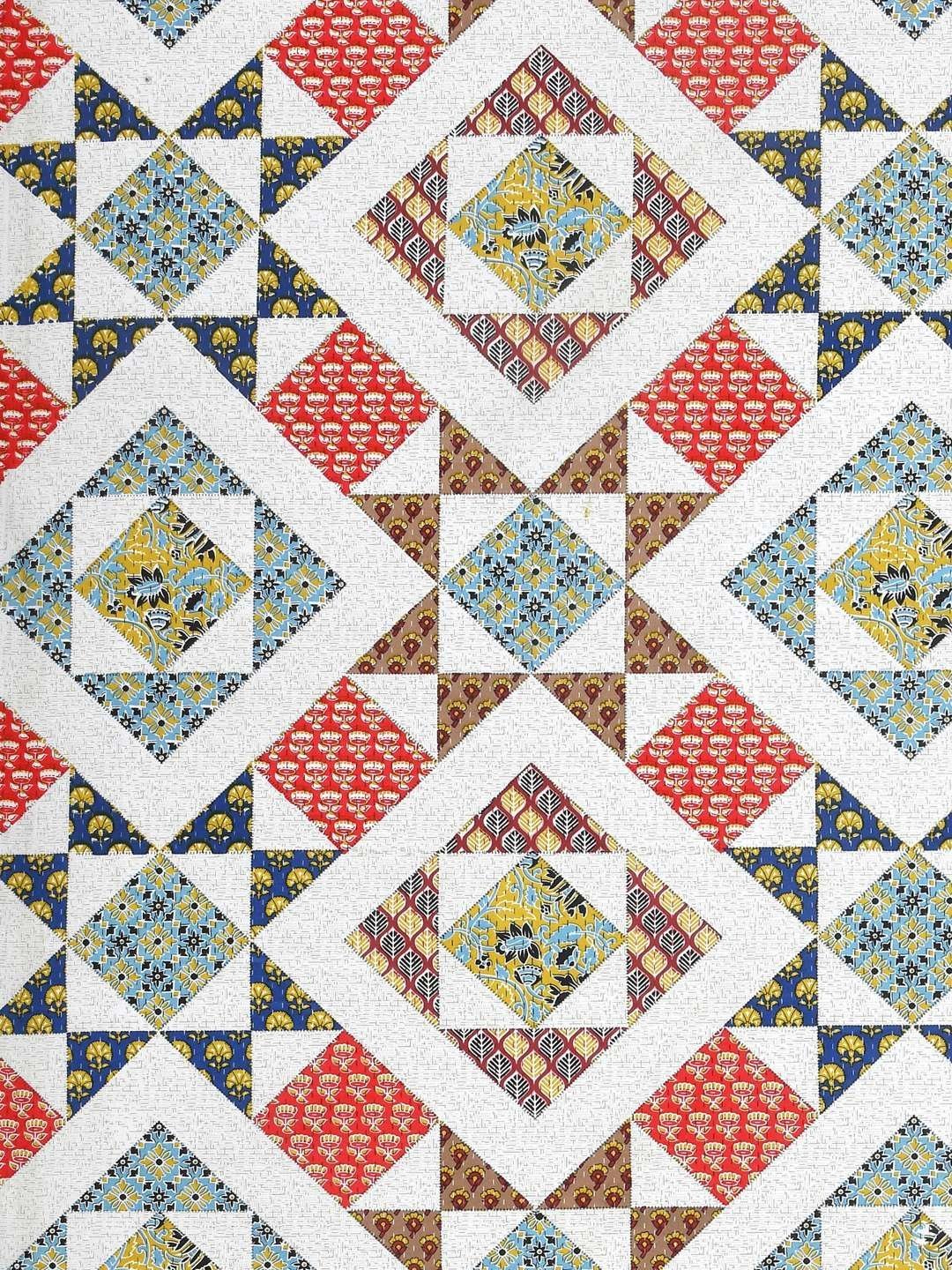 100% Pure Cotton Traditional  Printed Bedsheet for Double Bed King Size Bedsheet with 2 Pillow Covers