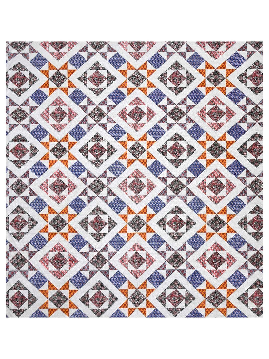 100% Pure Cotton Traditional  Printed Bedsheet for Double Bed King Size Bedsheet with 2 Pillow Covers