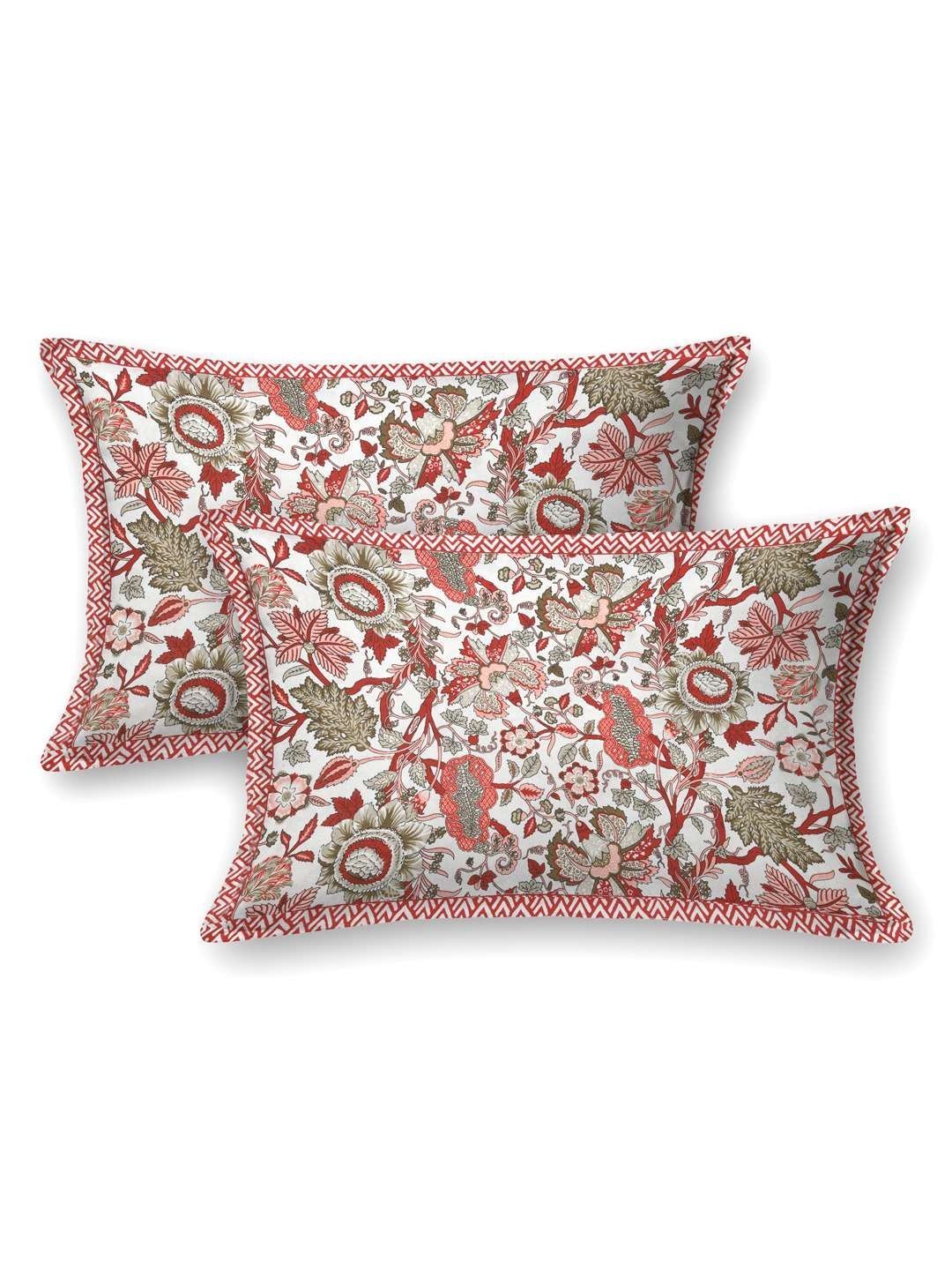 100% Pure Cotton Traditional  Printed Bedsheet for Double Bed King Size Bedsheet with 2 Pillow Covers