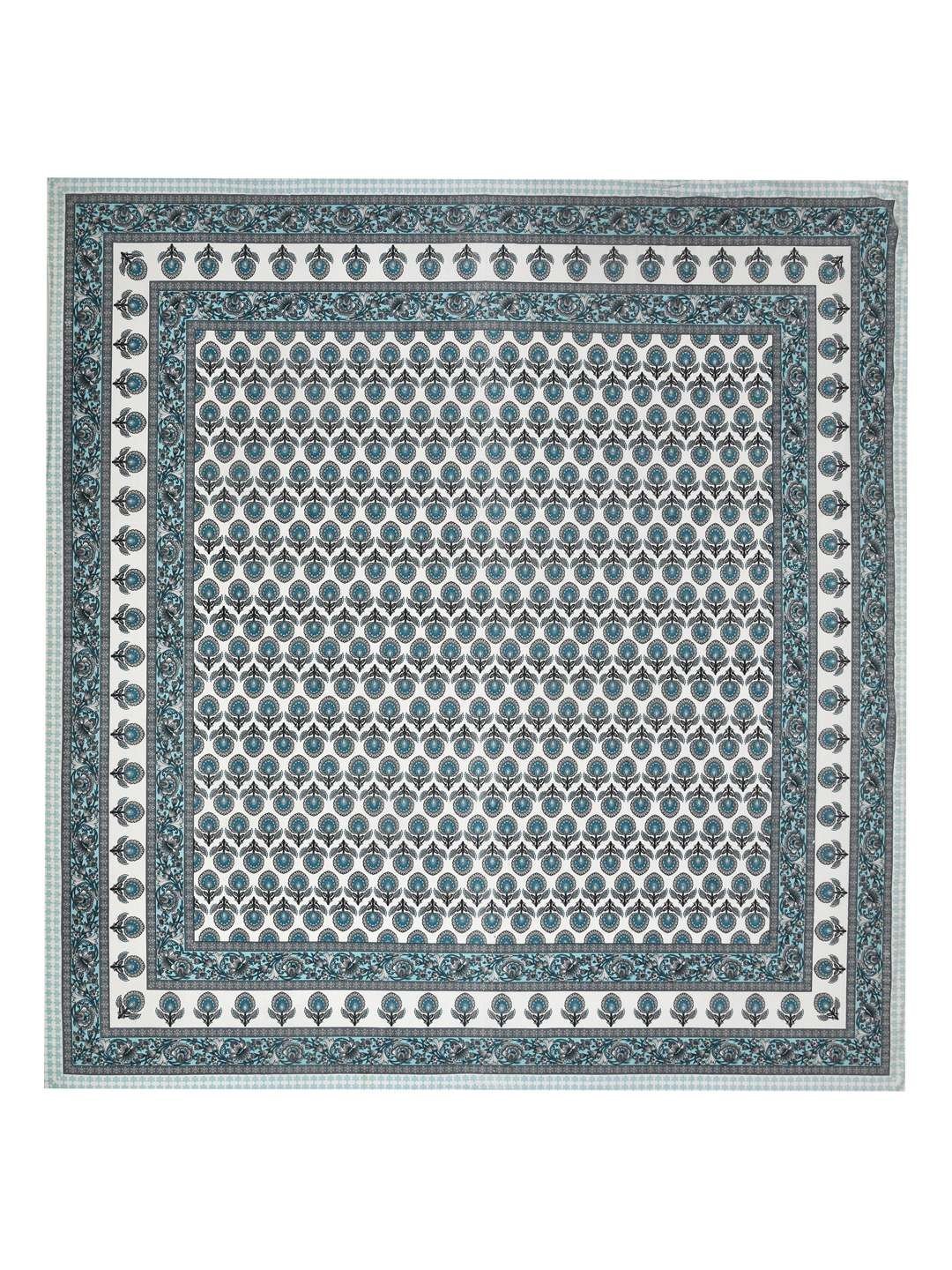 100% Pure Cotton Traditional  Printed Bedsheet for Double Bed King Size Bedsheet with 2 Pillow Covers