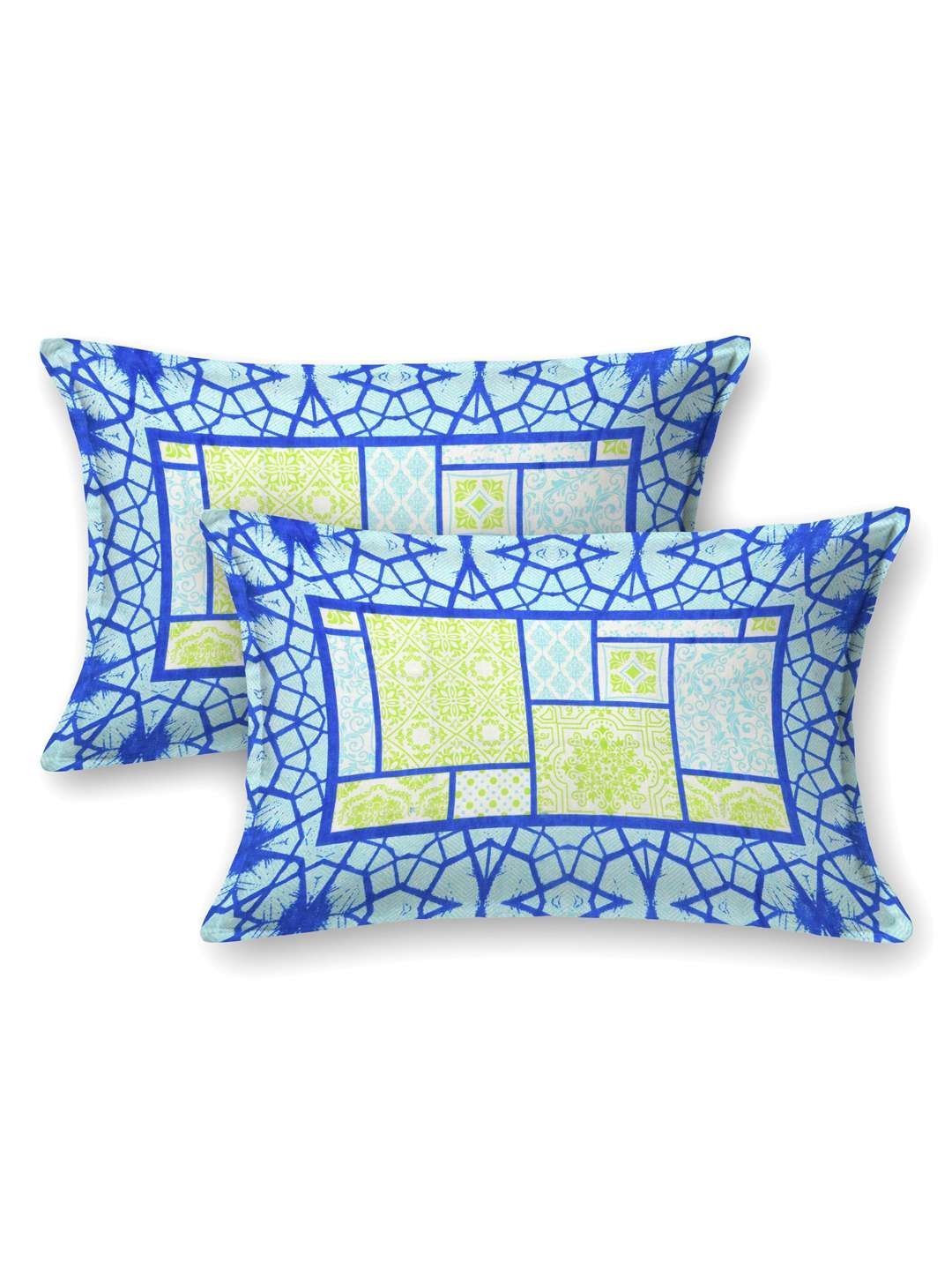 100% Pure Cotton Traditional  Printed Bedsheet for Double Bed King Size Bedsheet with 2 Pillow Covers