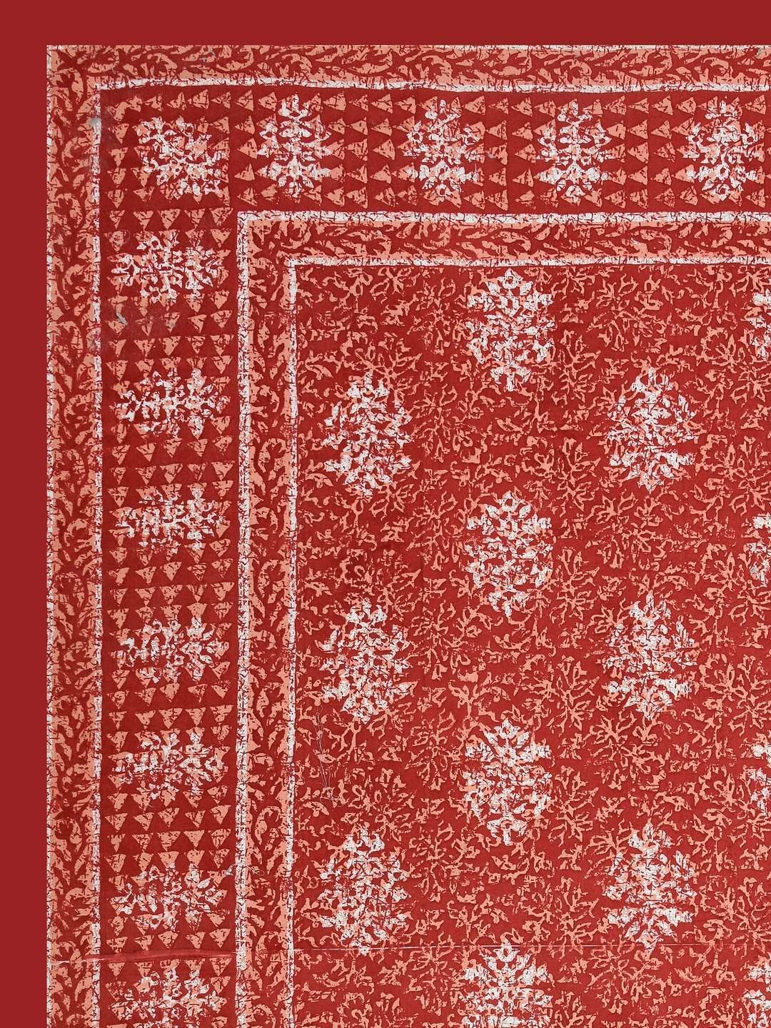 100% Pure Cotton Traditional  Printed Bedsheet for Double Bed King Size Bedsheet with 2 Pillow Covers