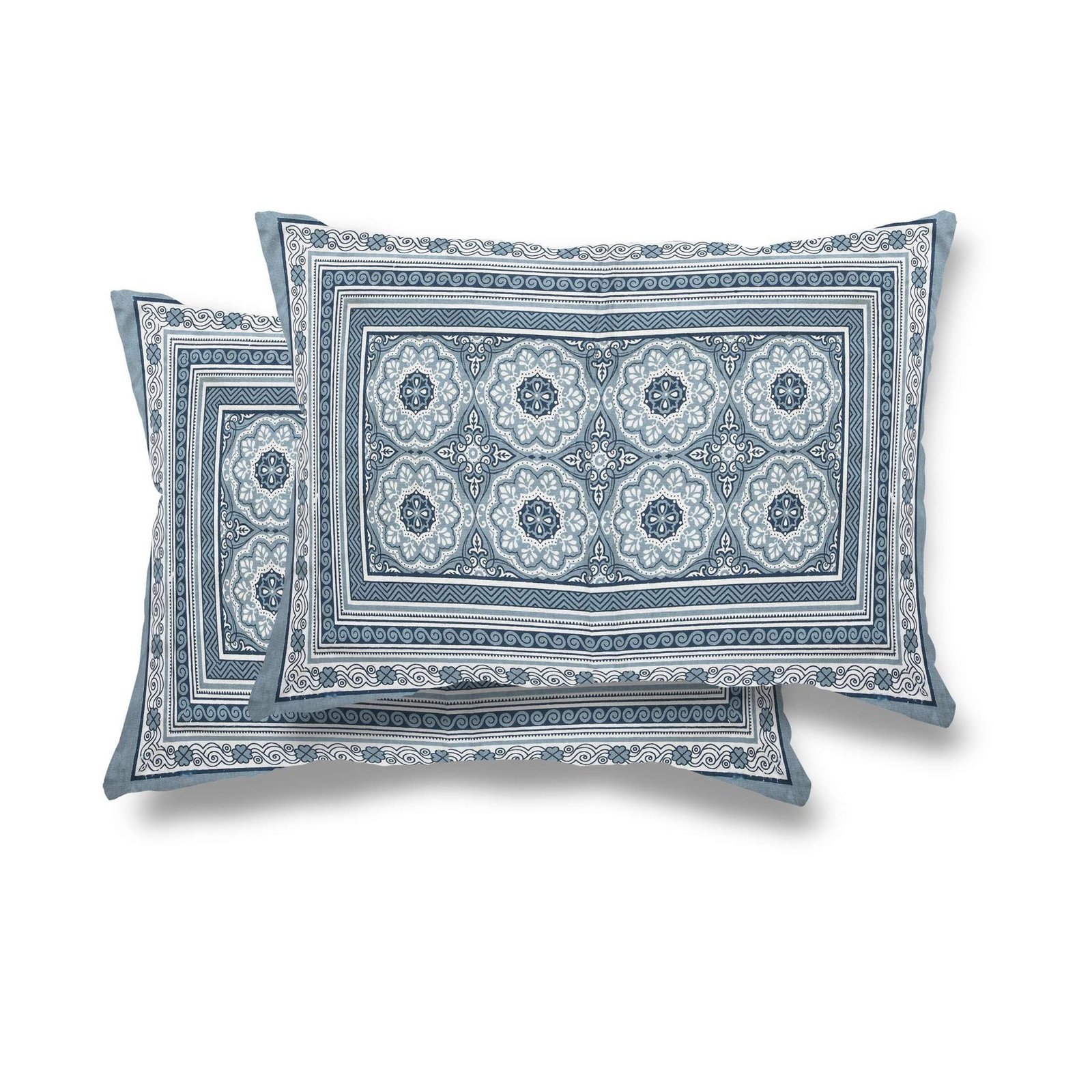 100% Pure Cotton Traditional  Printed Bedsheet for Double Bed King Size Bedsheet with 2 Pillow Covers
