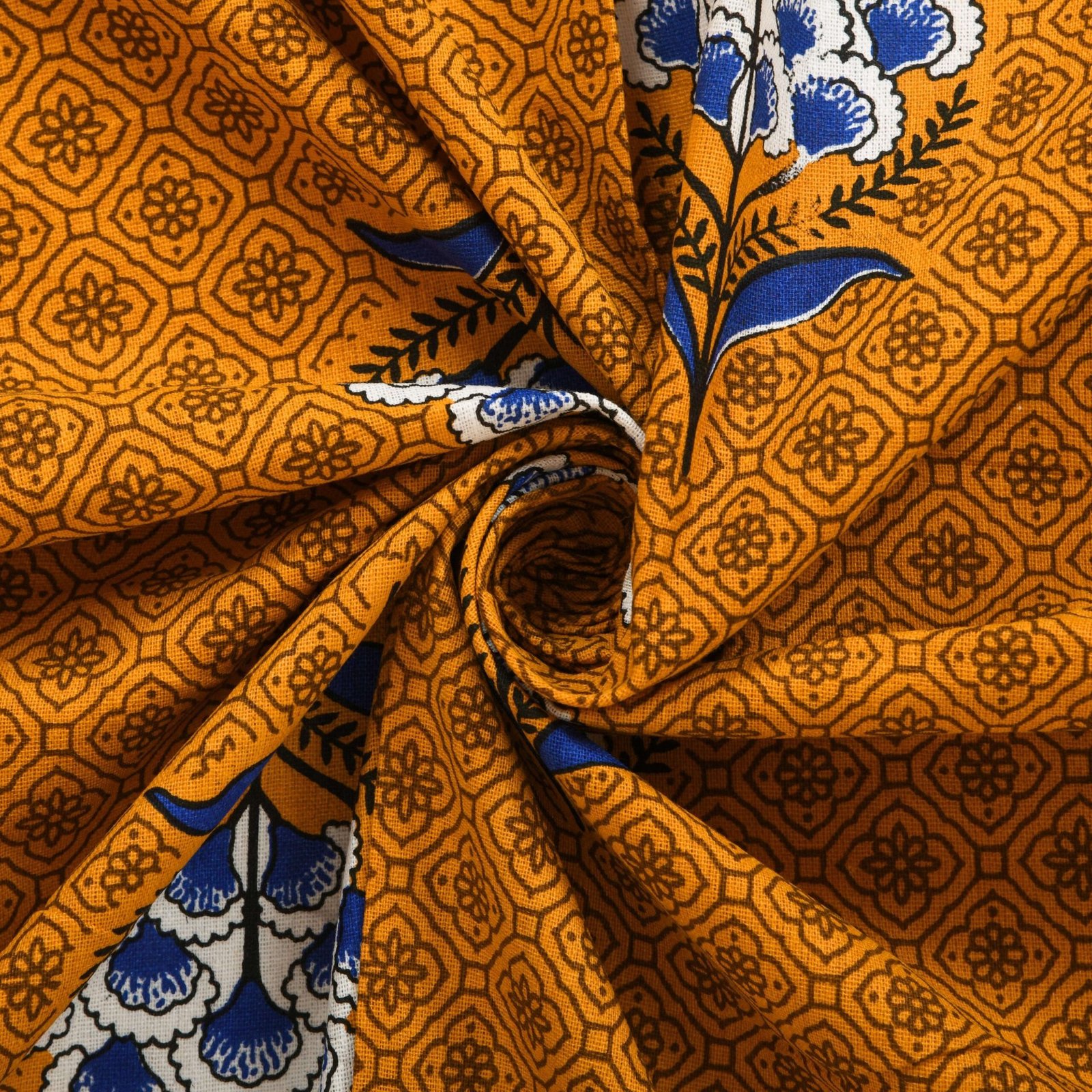 100% Pure Cotton Traditional  Printed Bedsheet for Double Bed King Size Bedsheet with 2 Pillow Covers