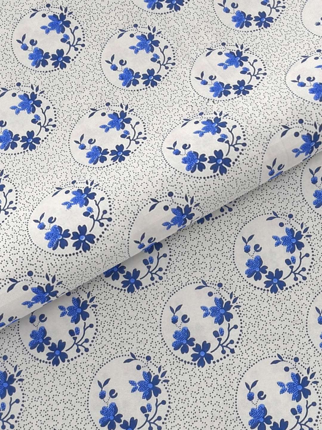 100% Pure Cotton Traditional  Printed Bedsheet for Double Bed King Size Bedsheet with 2 Pillow Covers