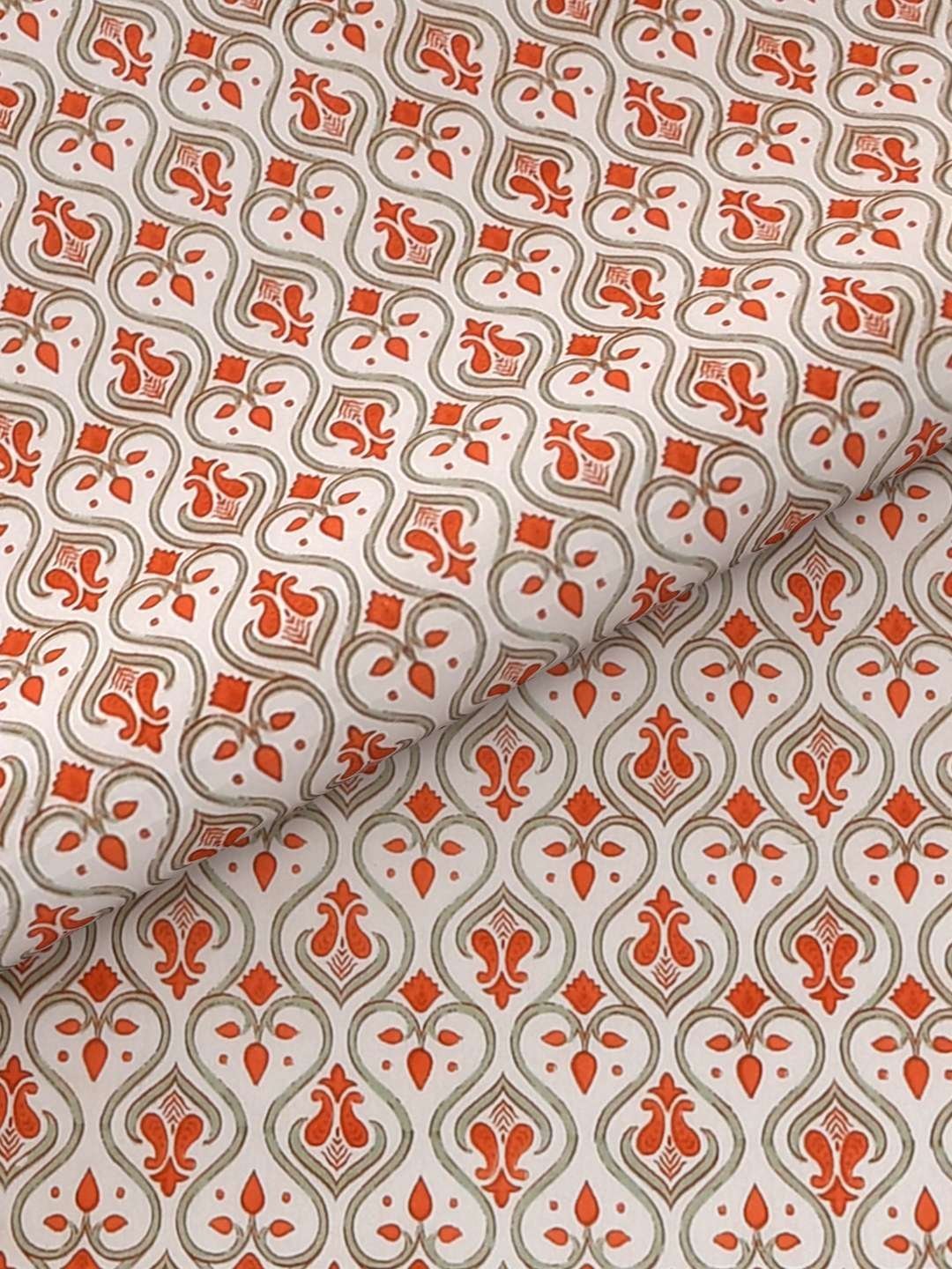 100% Pure Cotton Traditional  Printed Bedsheet for Double Bed King Size Bedsheet with 2 Pillow Covers