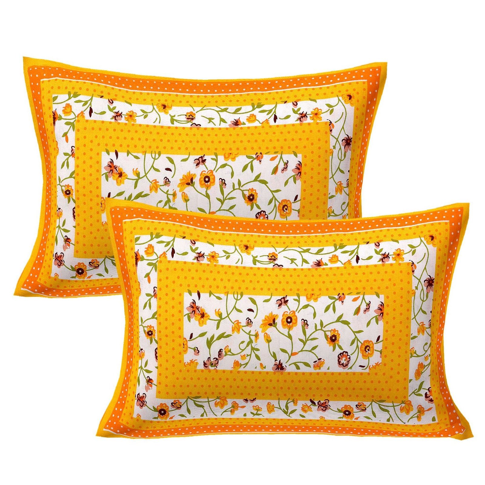100% Pure Cotton Traditional  Printed Bedsheet for Double Bed King Size Bedsheet with 2 Pillow Covers