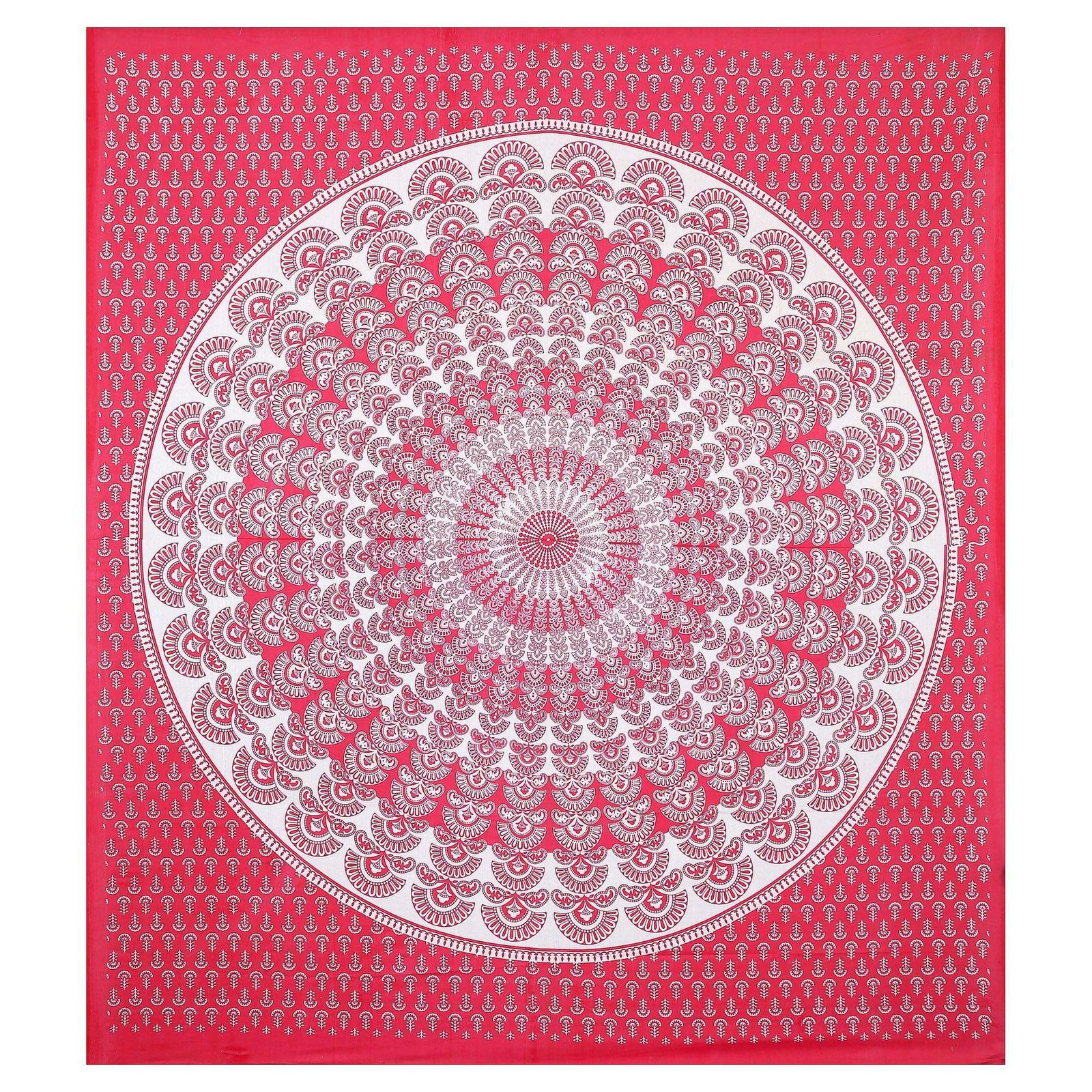 100% Pure Cotton Traditional  Printed Bedsheet for Double Bed King Size Bedsheet with 2 Pillow Covers