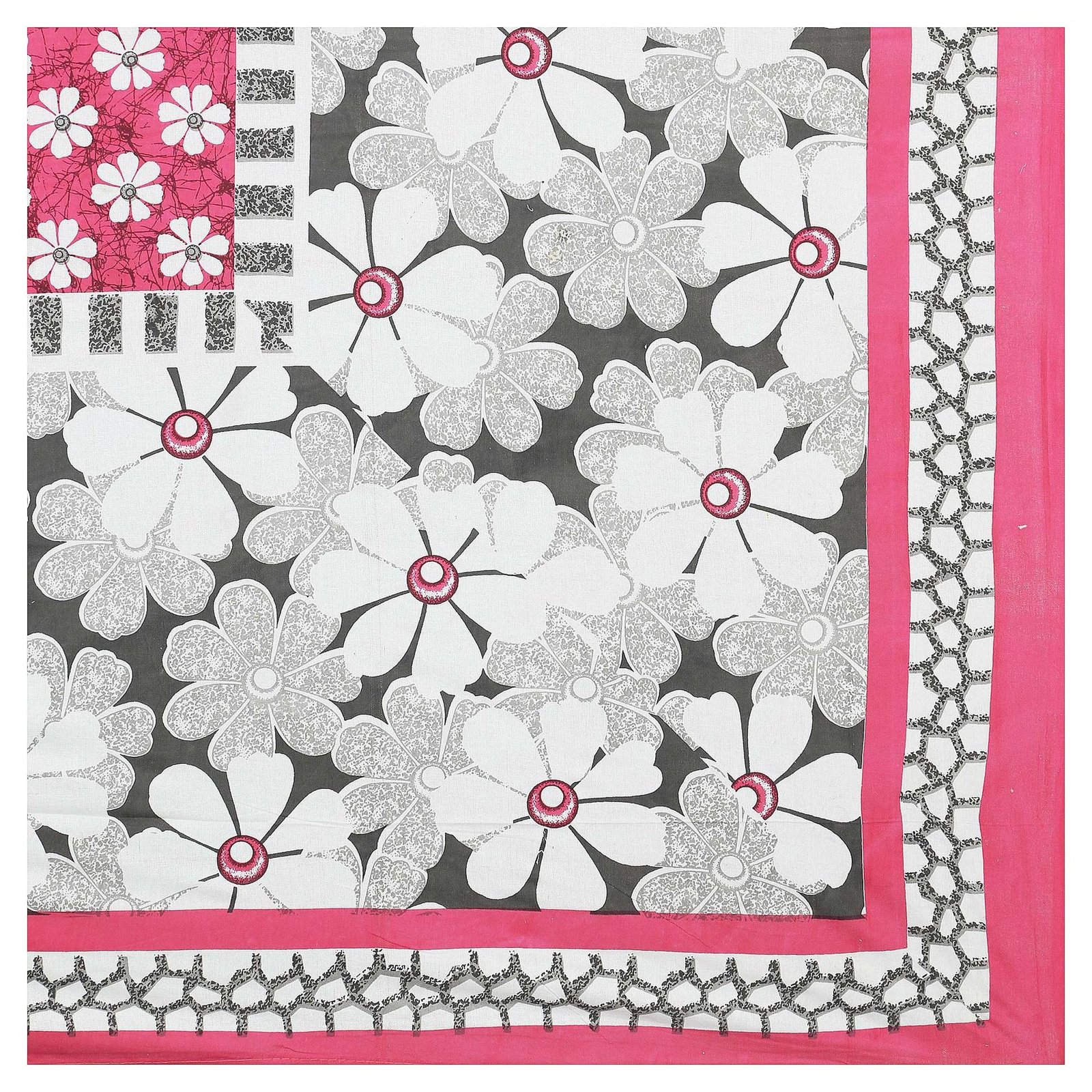 100% Pure Cotton Traditional  Printed Bedsheet for Double Bed King Size Bedsheet with 2 Pillow Covers