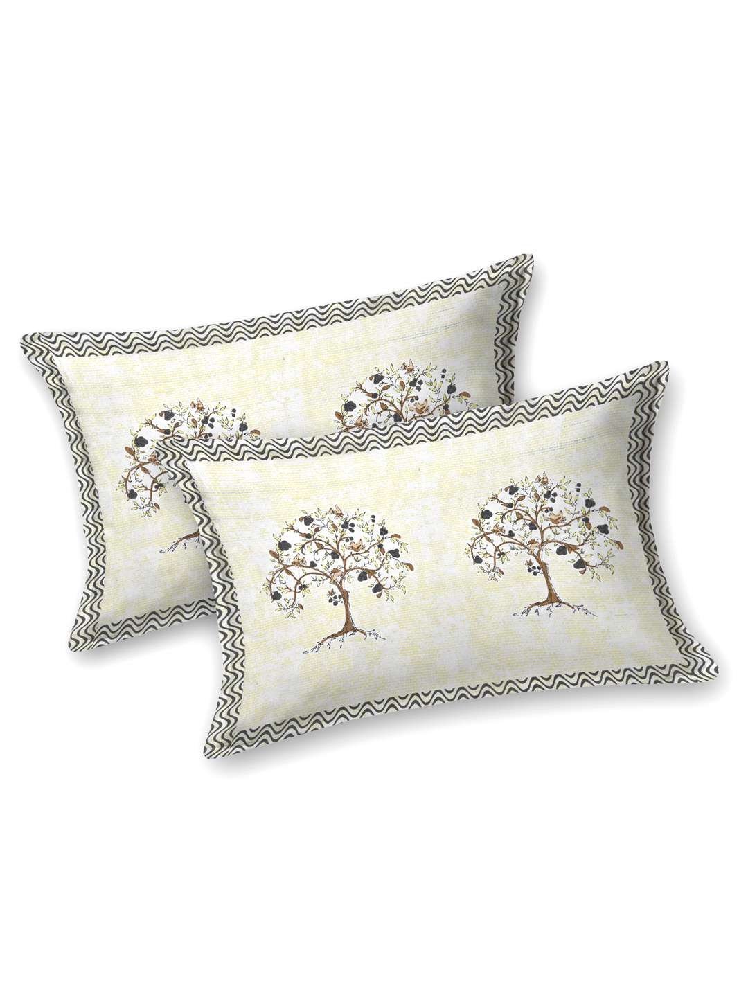 100% Pure Cotton Traditional  Printed Bedsheet for Double Bed King Size Bedsheet with 2 Pillow Covers