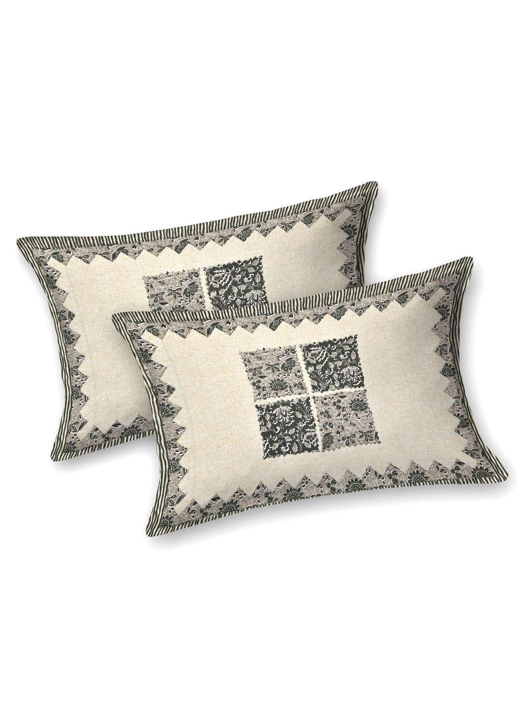 100% Pure Cotton Traditional  Printed Bedsheet for Double Bed King Size Bedsheet with 2 Pillow Covers