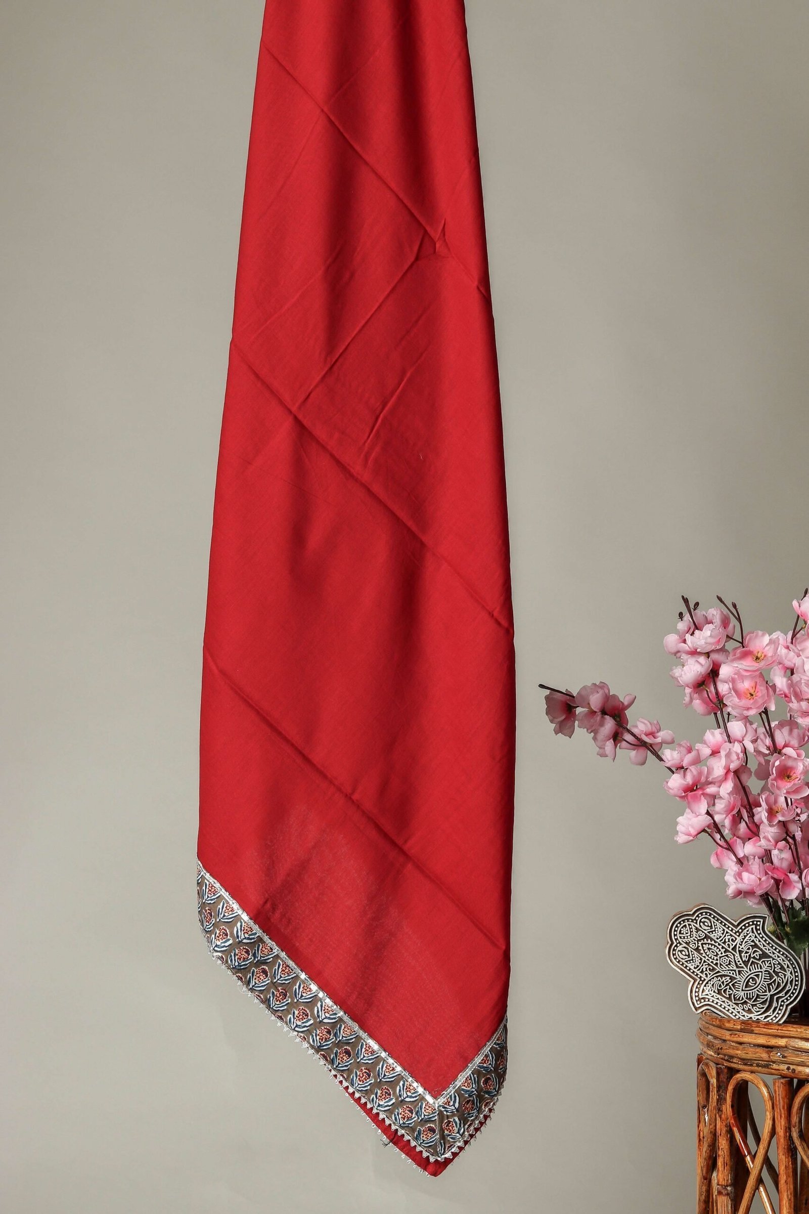 Women Pure Cotton Block Printed Dupatta Set