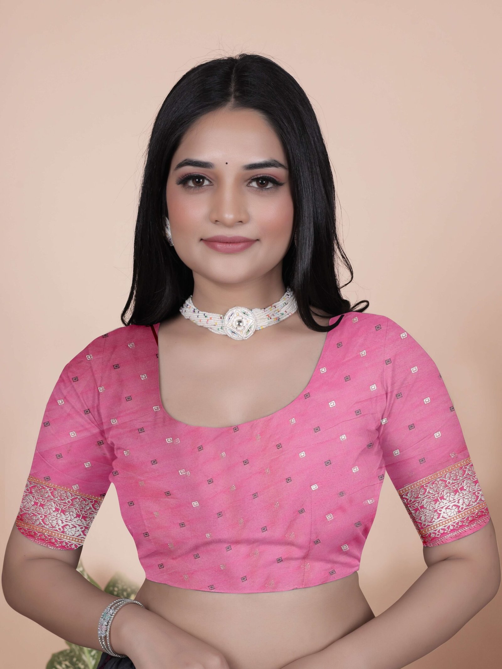 Aqua Blue & Pink Banarasi Silk Saree with Silver Zari | Festive & Wedding Wear Saree | Elegant Banarasi Saree with Contrast Pallu