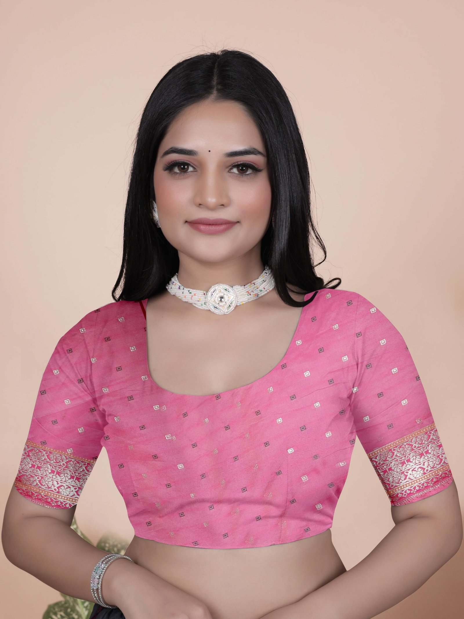 Orange & Pink Banarasi Silk Saree with Silver Zari | Wedding & Festive Saree | Traditional Banarasi Saree with Rich Contrast Pallu