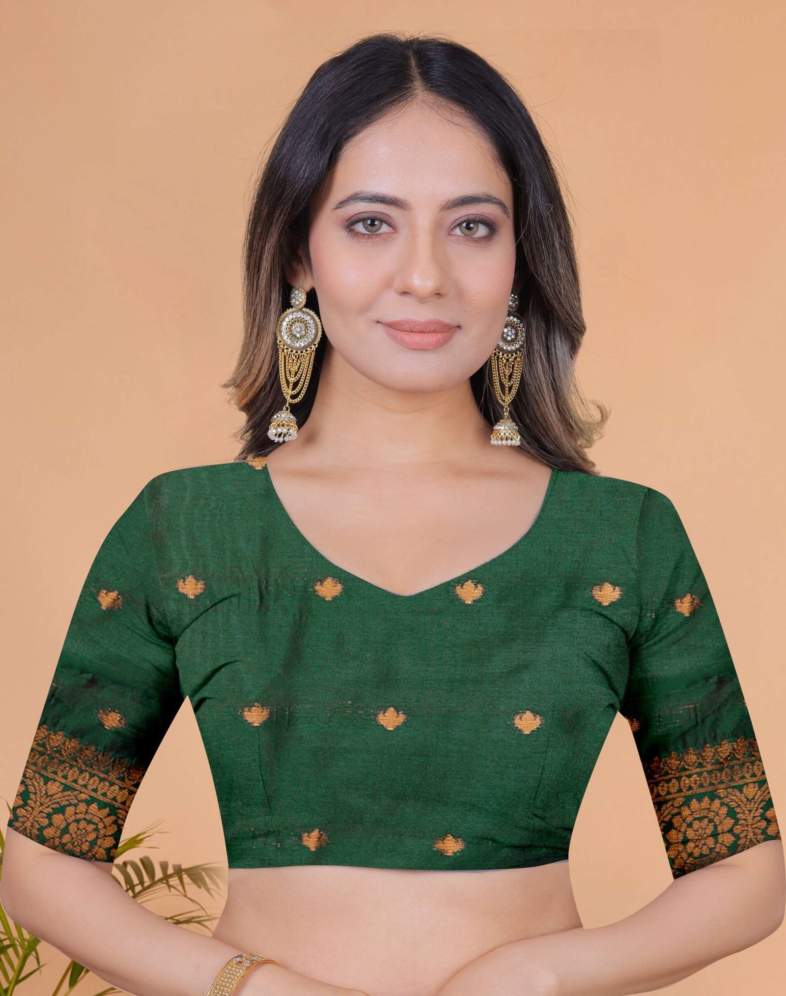 Regal Glow Mustard Yellow & Emerald Green Banarasi Silk Saree with Zari Work | Wedding, Festive & Temple Occasion Wear